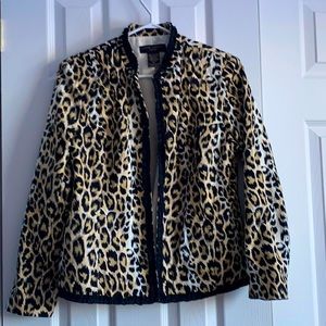 Leopard Open Blazer..